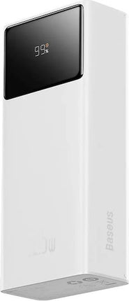 Baseus EnerFill FP41 Power Bank 30000mAh 22,5W με USB-C, 2 USB-A & Οθόνη, Λευκό