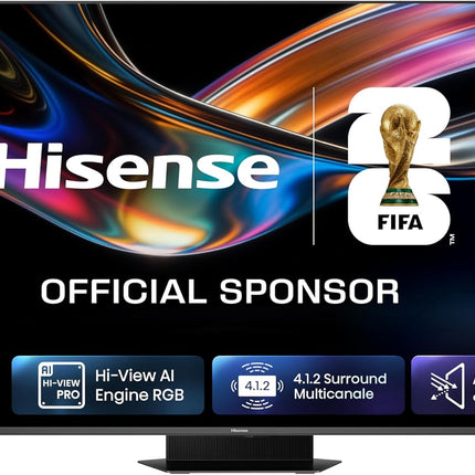 Hisense 75UR9S 75” 4K Smart RGB MINI LED 180hz TV