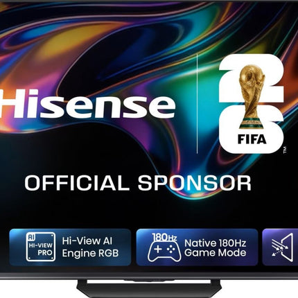 Hisense 85UR8S 85” 4K Smart RGB MINI LED 180hz TV