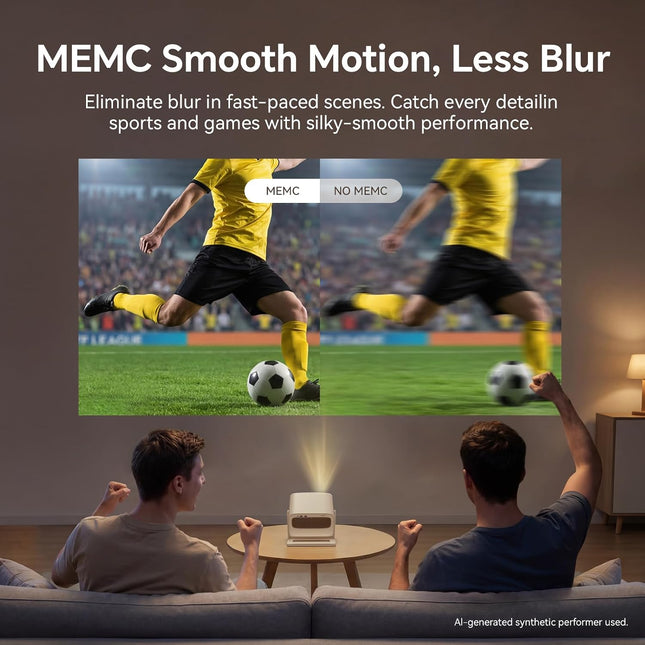 WANBO Vali 1 Pro Smart Projector 1080P με Google TV, 900 ANSI Lumens, HDR10 & Dolby Audio