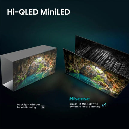 Hisense 65U7SE 65” 4K Smart Hi-QLED MINI LED 144hz TV