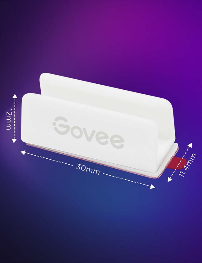 Govee Gaming Wall Neon Rope Light 2 Bracket White (20pcs)