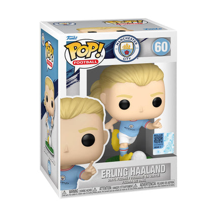 Funko POP! Football Manchester City – Erling Haaland with Ball #60 Συλλεκτική Φιγούρα Βινυλίου 10,7 cm