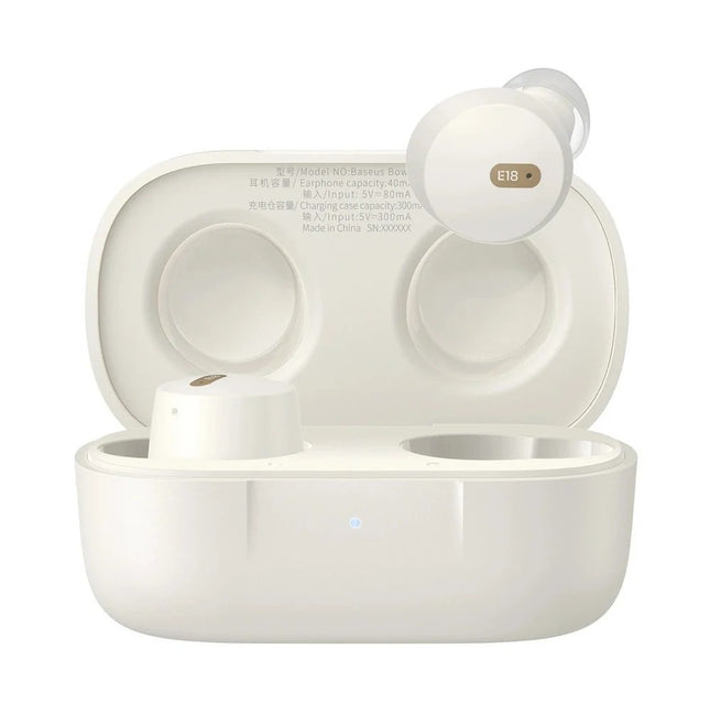 Baseus Headphones In Ear Beans TWS Bowie E18 White