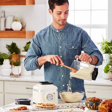 KitchenAid Artisan K400 Μπλέντερ 1.4L 1200W με 5 Ταχύτητες και 3 Προεπιλεγμένα Προγράμματα 5KSB4026BAC Almond Cream