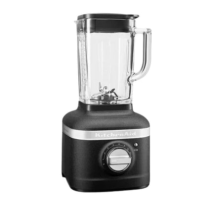 KitchenAid Artisan K400 Μπλέντερ 1.4L 550W με Σύστημα Ανάμειξης 3 Μερών και Γυάλινη Κανάτα 5KSB4026BBK Cast Iron Black