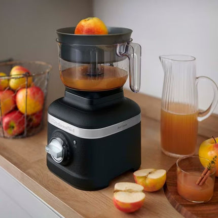 KitchenAid Artisan K400 Μπλέντερ 1.4L 550W με Σύστημα Ανάμειξης 3 Μερών και Γυάλινη Κανάτα 5KSB4026BBK Cast Iron Black
