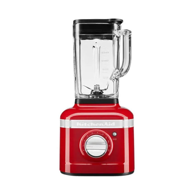 KitchenAid Artisan K400 Μπλέντερ 1.4L 550W με Σύστημα Ανάμειξης 3 Μερών και Γυάλινη Κανάτα 5KSB4026BCA Candy Apple