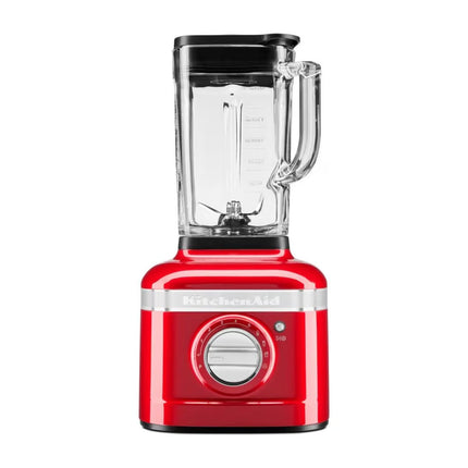KitchenAid Artisan K400 Μπλέντερ 550W 1.4L με Σύστημα Ανάμειξης 3 Μερών και Γυάλινη Κανάτα 5KSB4026BER Empire Red
