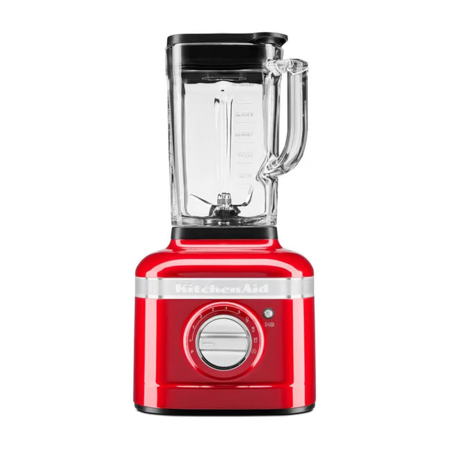KitchenAid Artisan K400 Μπλέντερ 550W 1.4L με Σύστημα Ανάμειξης 3 Μερών και Γυάλινη Κανάτα 5KSB4026BER Empire Red