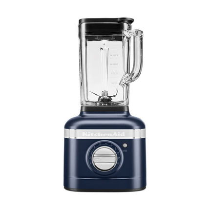 KitchenAid Artisan K400 Μπλέντερ 1.4L 550W με Σύστημα Ανάμειξης 3 Μερών και Γυάλινη Κανάτα 1,4 Λίτρων 5KSB4026BIB Ink Blue