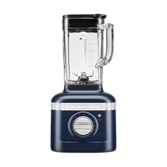 KitchenAid Artisan K400 Μπλέντερ 1.4L 550W με Σύστημα Ανάμειξης 3 Μερών και Γυάλινη Κανάτα 1,4 Λίτρων 5KSB4026BIB Ink Blue