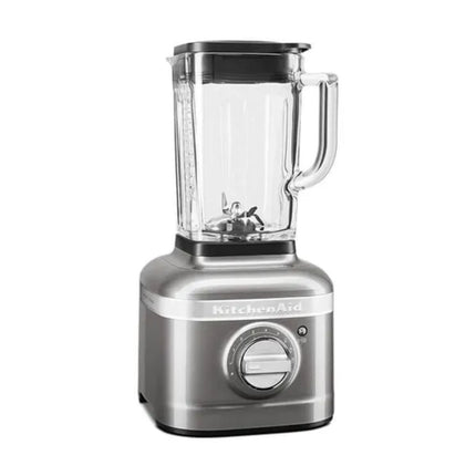 KitchenAid Artisan K400 Μπλέντερ 1.4L με Μοτέρ Intelli-Speed και Γυάλινη Κανάτα 5KSB4026BMS Medallion Silver
