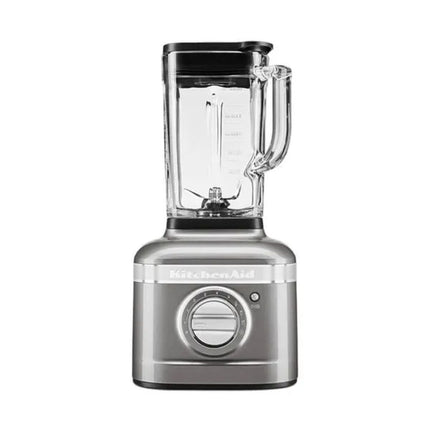 KitchenAid Artisan K400 Μπλέντερ 1.4L με Μοτέρ Intelli-Speed και Γυάλινη Κανάτα 5KSB4026BMS Medallion Silver