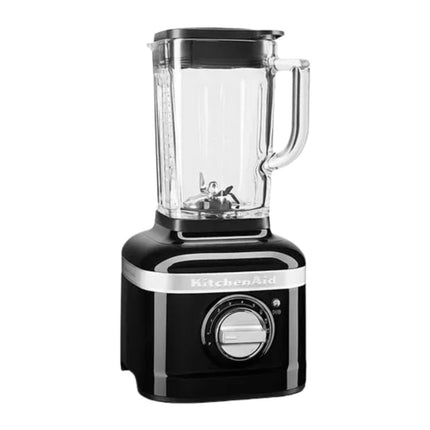 KitchenAid Artisan K400 Μπλέντερ 1.4L με Μοτέρ Intelli-Speed και Γυάλινη Κανάτα 5KSB4026BOB Onyx Black