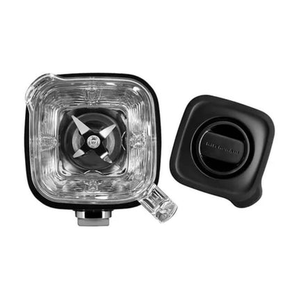 KitchenAid Artisan K400 Μπλέντερ 1.4L με Μοτέρ Intelli-Speed και Γυάλινη Κανάτα 5KSB4026BOB Onyx Black