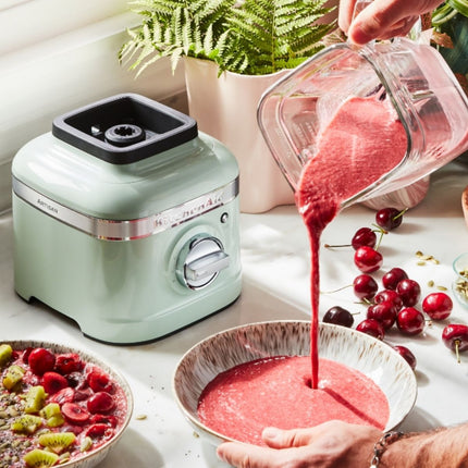 KitchenAid Artisan K400 Μπλέντερ 1.4L 550W με Σύστημα Ανάμειξης 3 Μερών και Γυάλινη Κανάτα 5KSB4026BPT Pistachio