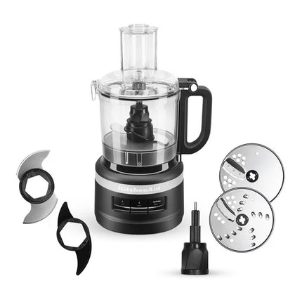 KitchenAid Πολυκόφτης 1.7L με Συμπαγή Σχεδιασμό, 2σε1 Στόμιο Τροφοδοσίας και Αποθήκευση στο Μπολ 5KFP0719BBM Matte Black