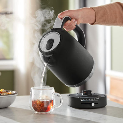KitchenAid Βραστήρας 1.7L 2400W με Ρυθμιζόμενη Θερμοκρασία 50°C-100°C 5KEK1701BPL Cast Iron Black