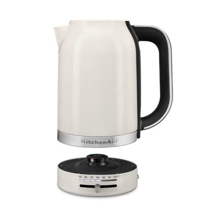 KitchenAid Βραστήρας 1.7L 2400W με Ρυθμιζόμενη Θερμοκρασία 50°C-100°C 5KEK1701BPL Porcelain White