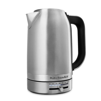 KitchenAid Βραστήρας 1.7L 2400W με Ρυθμιζόμενη Θερμοκρασία 50°C-100°C 5KEK1701BSX Inox
