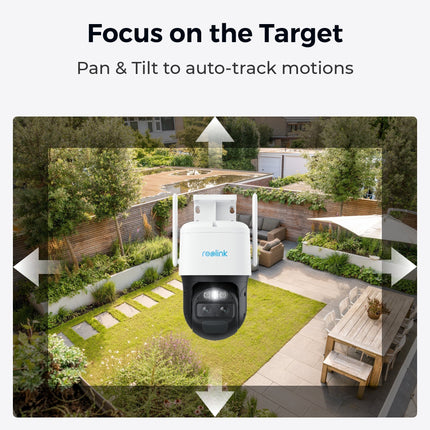 Reolink BP Outdoor Battery Camera 4K PTZ Dual Lense TRACKMIX-4K