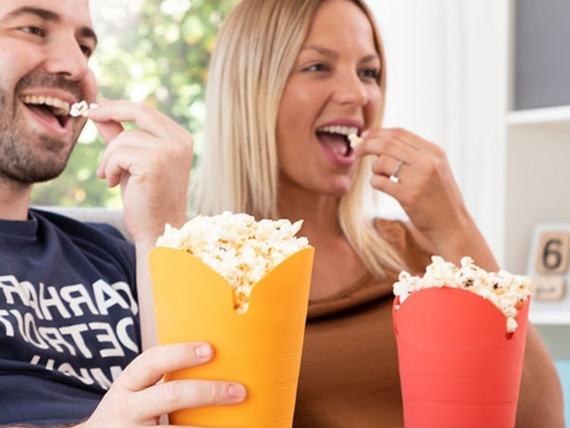 Innovagoods Πτυσσόμενο Δοχείο Σιλικόνης για Ποπκορν στο Φούρνο Μικροκυμάτων