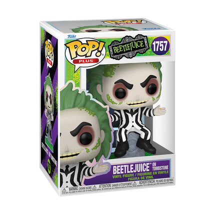 Funko POP! Plus Beetlejuice – Beetlejuice on Tombstone (Glow in the Dark) (Retailer Exclusive) #1757 Συλλεκτική Φιγούρα Βινυλίου 13,6 cm