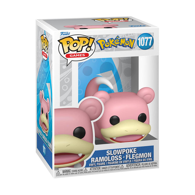 Funko POP! Games Pokémon – Slowpoke (Ramoloss / Flegmon) #1077 Συλλεκτική Φιγούρα Βινυλίου 6,6 cm