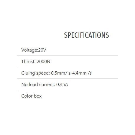 Total Ηλεκτρικό Πιστόλι Σιλικόνης TCGLI2001 20V