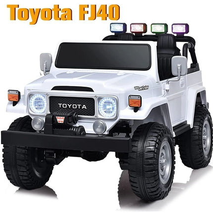 Toyota Land Cruiser FJ-40 (1975) Διθέσιο Ηλεκτροκίνητο Αυτοκινητάκι SUV 12V 7Ah με Τηλεχειριστήριο, 3+ Ετών