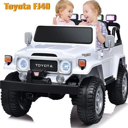 Toyota Land Cruiser FJ-40 (1975) Διθέσιο Ηλεκτροκίνητο Αυτοκινητάκι SUV 12V 7Ah με Τηλεχειριστήριο, 3+ Ετών
