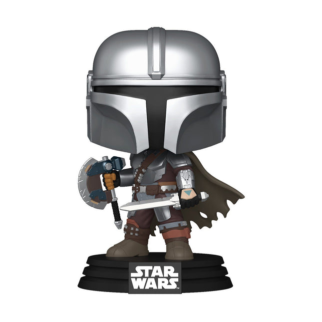 Funko POP! Star Wars: The Mandalorian and Grogu – The Mandalorian #844 Συλλεκτική Φιγούρα Bobble-Head Βινυλίου 11,2 cm