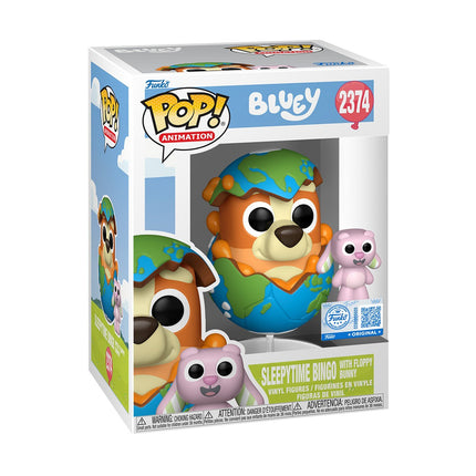 Funko POP! & Buddy Animation Bluey – Sleepytime Bingo with Floppy Bunny #2374 Συλλεκτική Φιγούρα Βινυλίου 10,7 cm, Exclusive Edition