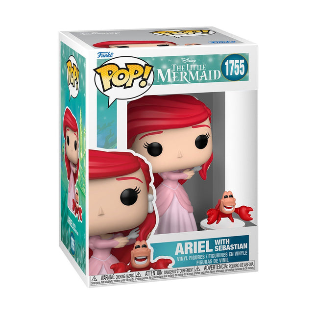 Funko POP! & Buddy Disney: The Little Mermaid – Ariel with Sebastian #1755 (93217) Συλλεκτική Φιγούρα Βινυλίου 10,7 cm