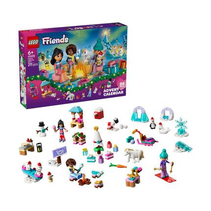 LEGO Friends: Advent Calendar Χριστουγεννιάτικο Ημερολόγιο 24 Ημερών με 211 Κομμάτια 42698, 6+ Ετών