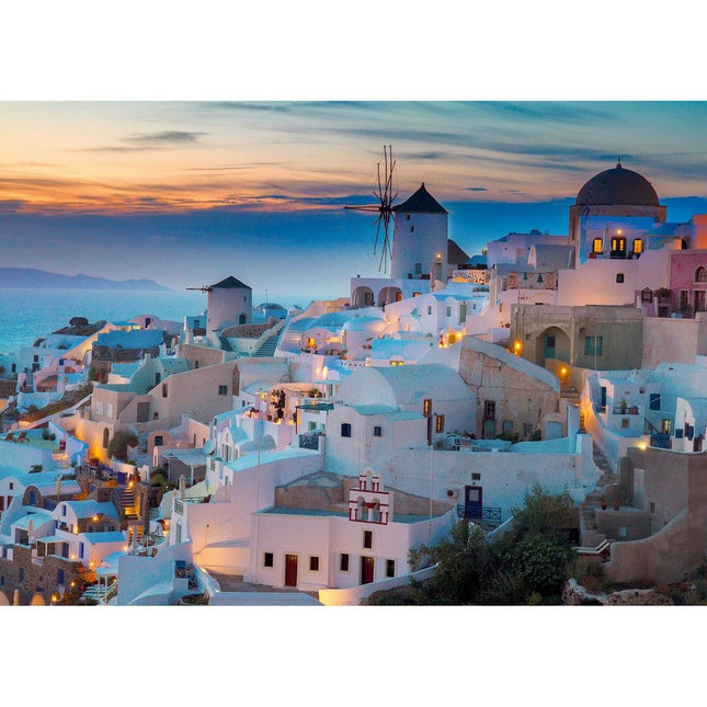 Ravensburger Evening in Santorini 12000663, Παζλ 1000 Κομματιών για Χαλάρωση με Θέα, 14+ Ετών