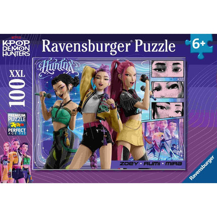 RAVENSBURGER Παζλ K-Pop Demon Hunters Happy Fans, Happy Honmoon! 100 XXL Κομματιών 12002222 6+ Ετών