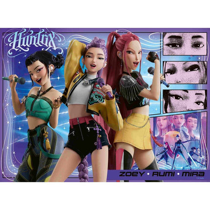 RAVENSBURGER Παζλ K-Pop Demon Hunters Happy Fans, Happy Honmoon! 100 XXL Κομματιών 12002222 6+ Ετών