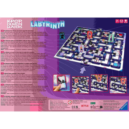 Ravensburger K-Pop Demon Hunters Labyrinth 12002422, Επιτραπέζιο για Διαδρομές και Έξυπνες Κινήσεις, 7+ Ετών