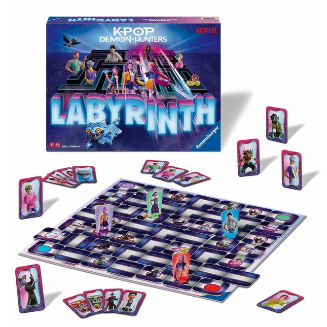 Ravensburger K-Pop Demon Hunters Labyrinth 12002422, Επιτραπέζιο για Διαδρομές και Έξυπνες Κινήσεις, 7+ Ετών