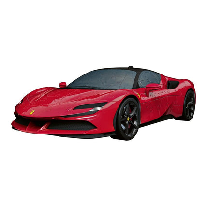 Ravensburger Iconics Ferrari SF90 Stradale 12008041, 3D Παζλ 108 Κομματιών για Φίλους των Supercars, 8+ Ετών