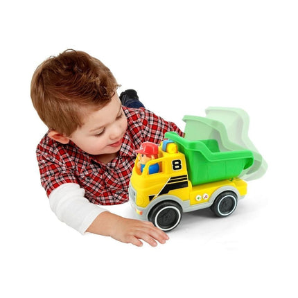 Kiddieland Παιδικό Φορτηγάκι Bright Harvest Light & Sound Dump Truck με Ήχους & Φώτα 063198, 12+ Μηνών