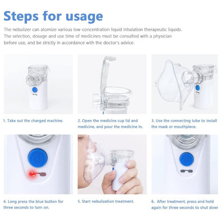 Αθόρυβος Φορητός Νεφελοποιητής για Παιδιά και Ενήλικες Χωρητικότητας έως 12ml