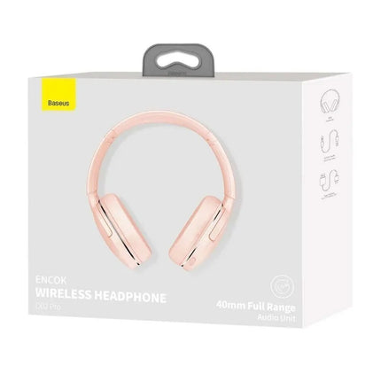 Baseus Wireless Headphones Over Ear Encok D02 Pro v2 Pink