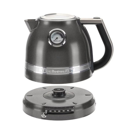 KitchenAid Artisan Βραστήρας 1.5L 3000W με Ρυθμιζόμενη Θερμοκρασία 5KEK1522BMS Medallion Silver