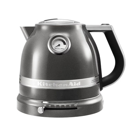 KitchenAid Artisan Βραστήρας 1.5L 3000W με Ρυθμιζόμενη Θερμοκρασία 5KEK1522BMS Medallion Silver