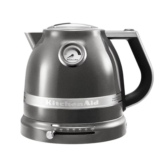 KitchenAid Artisan Βραστήρας 1.5L 3000W με Ρυθμιζόμενη Θερμοκρασία 5KEK1522BMS Medallion Silver
