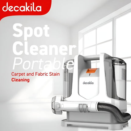 Decakila Φορητός Καθαριστής Λεκέδων Spot Cleaner 400W 1.1L για Χαλιά, Υφάσματα, Καναπέδες & Αυτοκίνητο CEVC006W