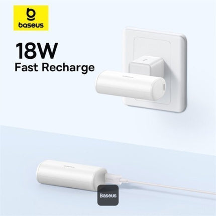 Baseus Powerbank 20W 5000mAh Plug-In USB-C 20W White